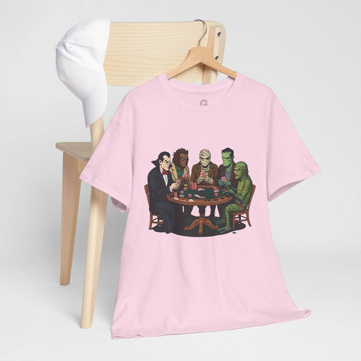 Spooky Monster Poker T-Shirt - Bold Graphic Tee - Gutsy Garb