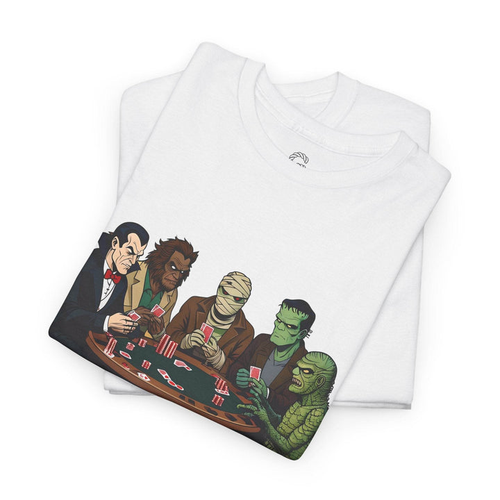 Spooky Monster Poker T-Shirt - Bold Graphic Tee - Gutsy Garb