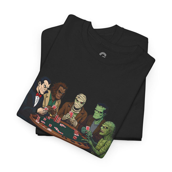 Spooky Monster Poker T-Shirt - Bold Graphic Tee - Gutsy Garb