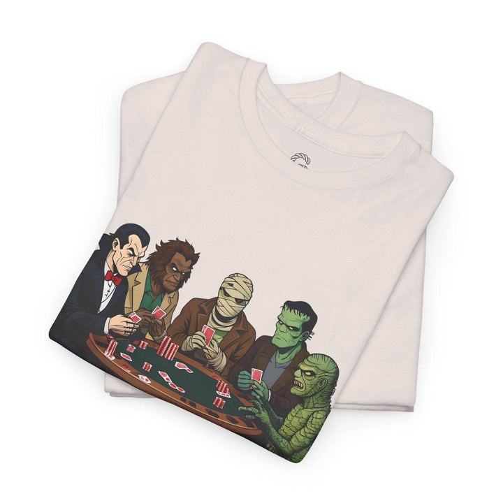 Spooky Monster Poker T-Shirt - Bold Graphic Tee - Gutsy Garb