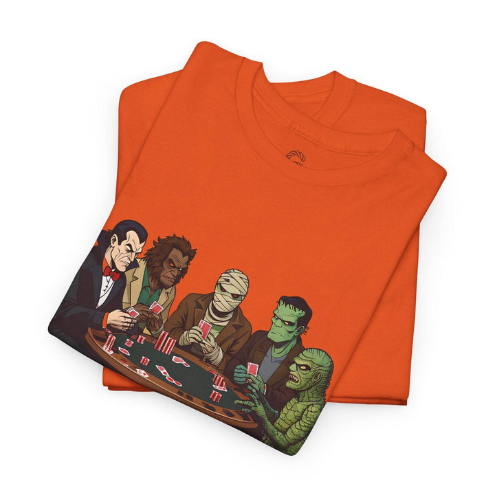Spooky Monster Poker T-Shirt - Bold Graphic Tee - Gutsy Garb