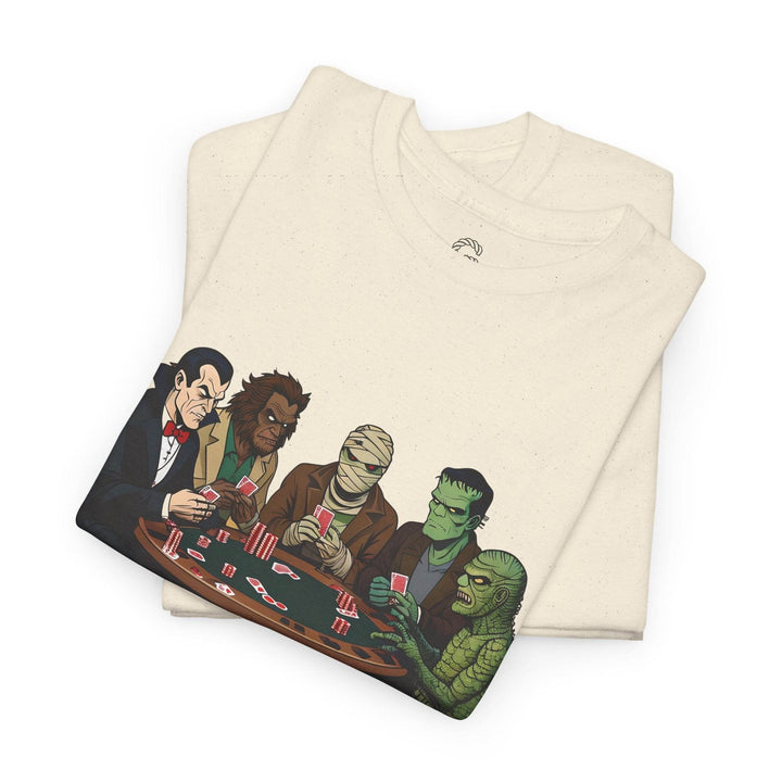 Spooky Monster Poker T-Shirt - Bold Graphic Tee - Gutsy Garb