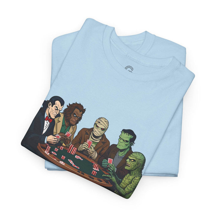 Spooky Monster Poker T-Shirt - Bold Graphic Tee - Gutsy Garb