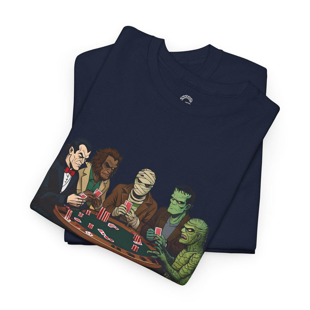 Spooky Monster Poker T-Shirt - Bold Graphic Tee - Gutsy Garb