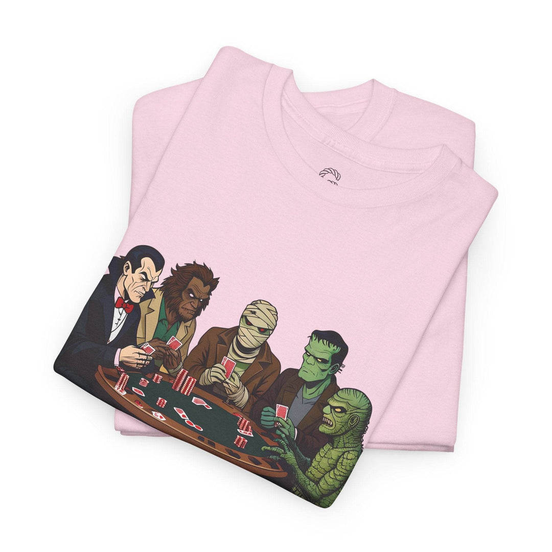 Spooky Monster Poker T-Shirt - Bold Graphic Tee - Gutsy Garb