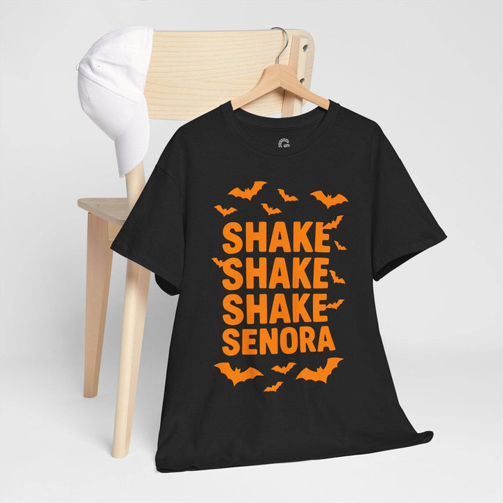 Shake Senora Halloween Shirt with Bats - Gutsy Garb