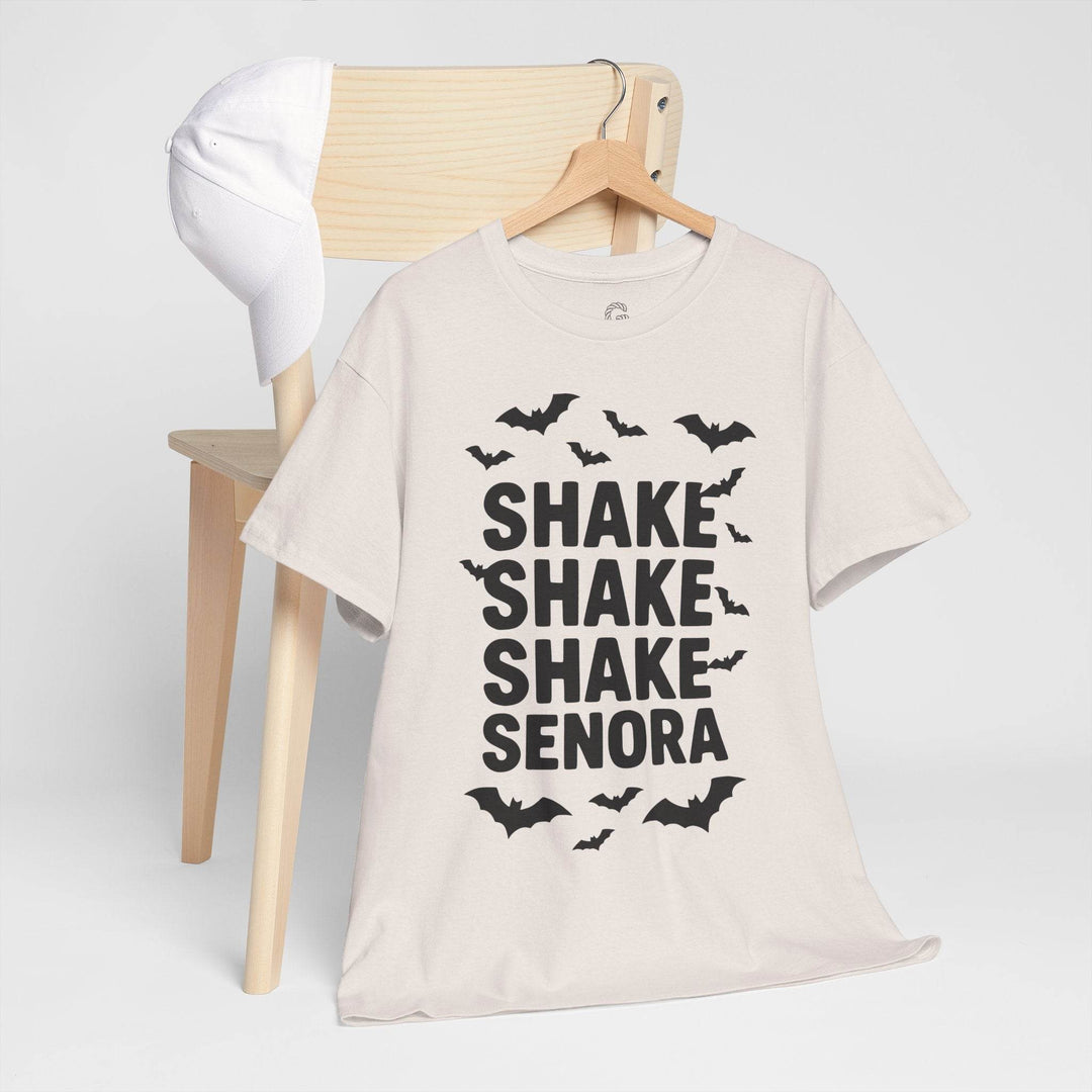 Shake Senora Halloween Shirt with Bats - Gutsy Garb