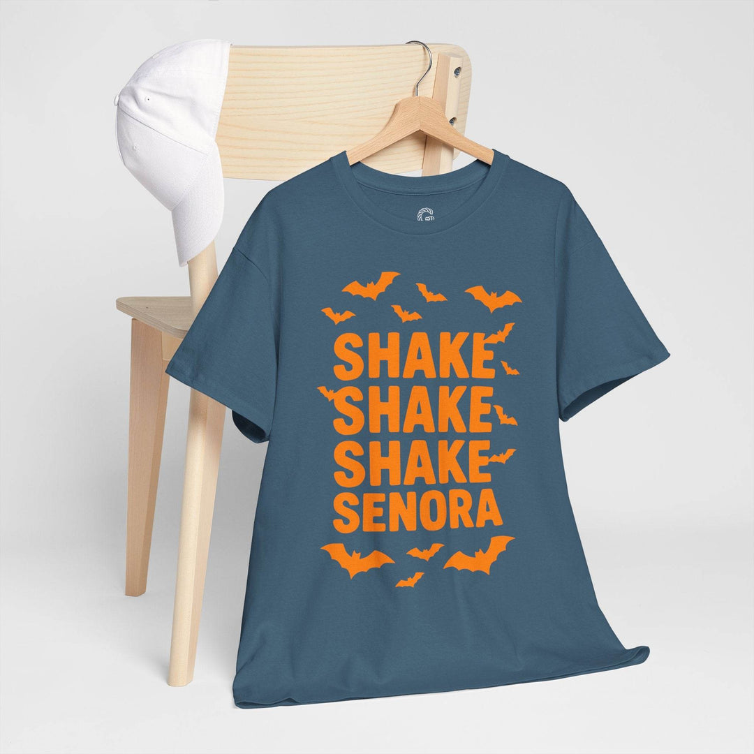 Shake Senora Halloween Shirt with Bats - Gutsy Garb