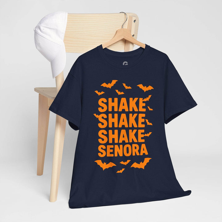 Shake Senora Halloween Shirt with Bats - Gutsy Garb