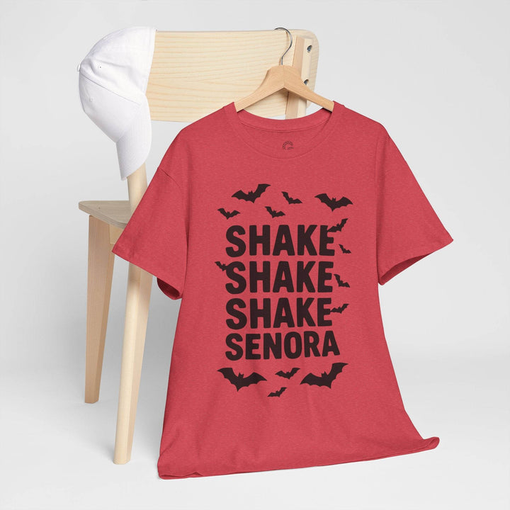 Shake Senora Halloween Shirt with Bats - Gutsy Garb