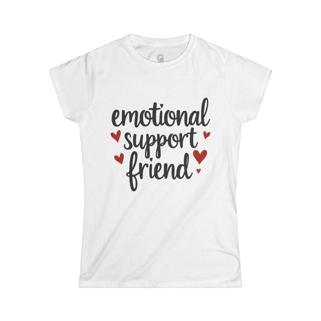 Emotional Support Friend T-Shirt with Hearts - Gutsy Garb