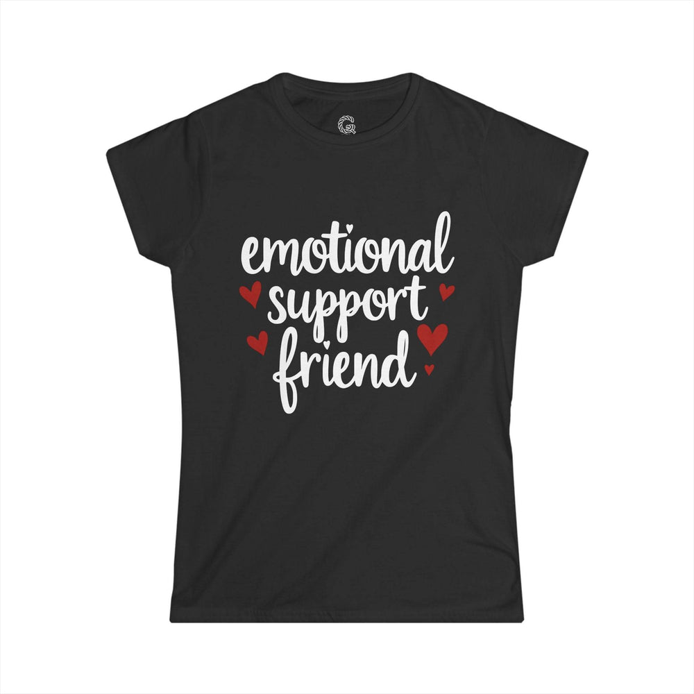 Emotional Support Friend T-Shirt with Hearts - Gutsy Garb