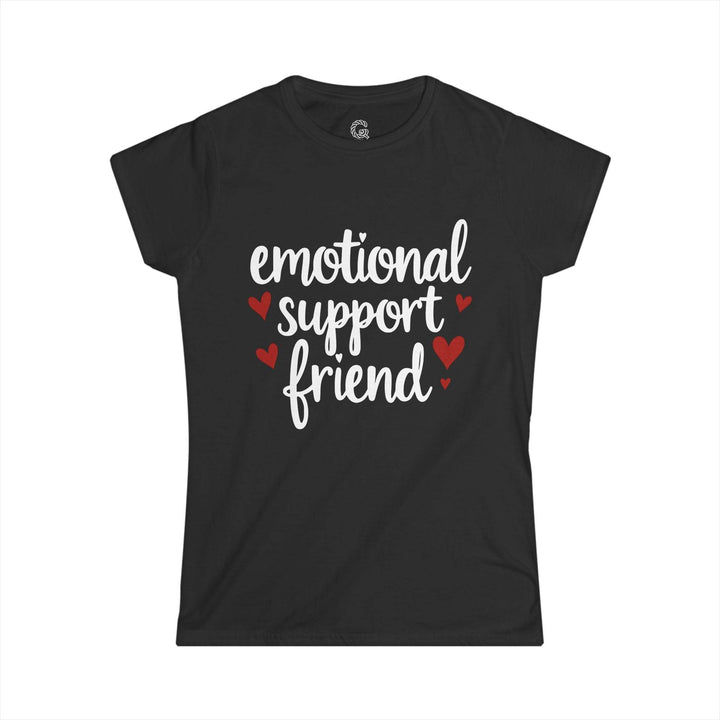 Emotional Support Friend T-Shirt with Hearts - Gutsy Garb