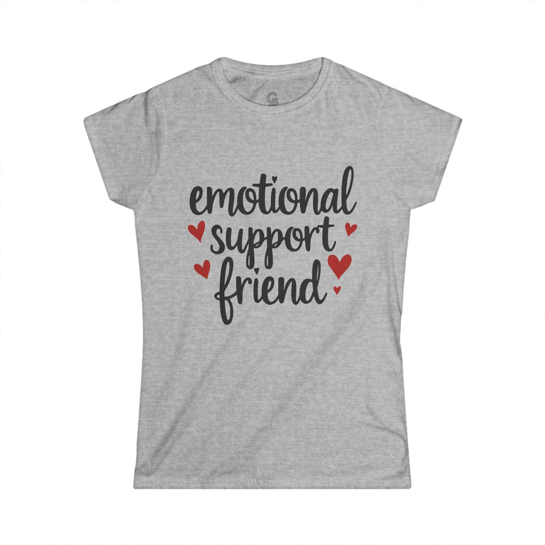 Emotional Support Friend T-Shirt with Hearts - Gutsy Garb