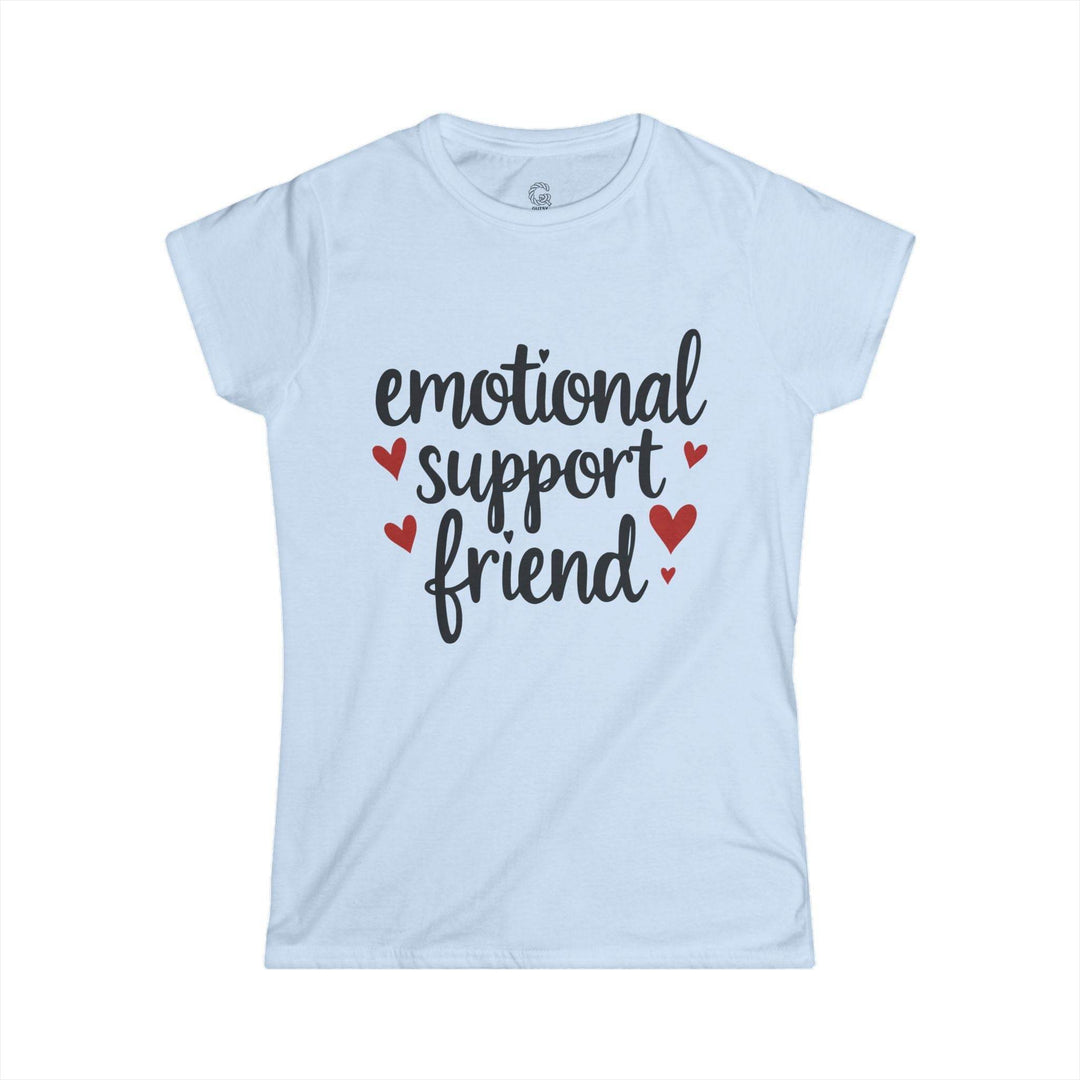 Emotional Support Friend T-Shirt with Hearts - Gutsy Garb