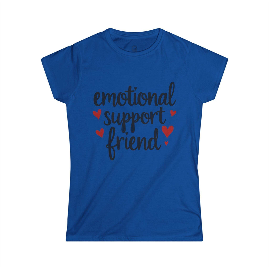 Emotional Support Friend T-Shirt with Hearts - Gutsy Garb