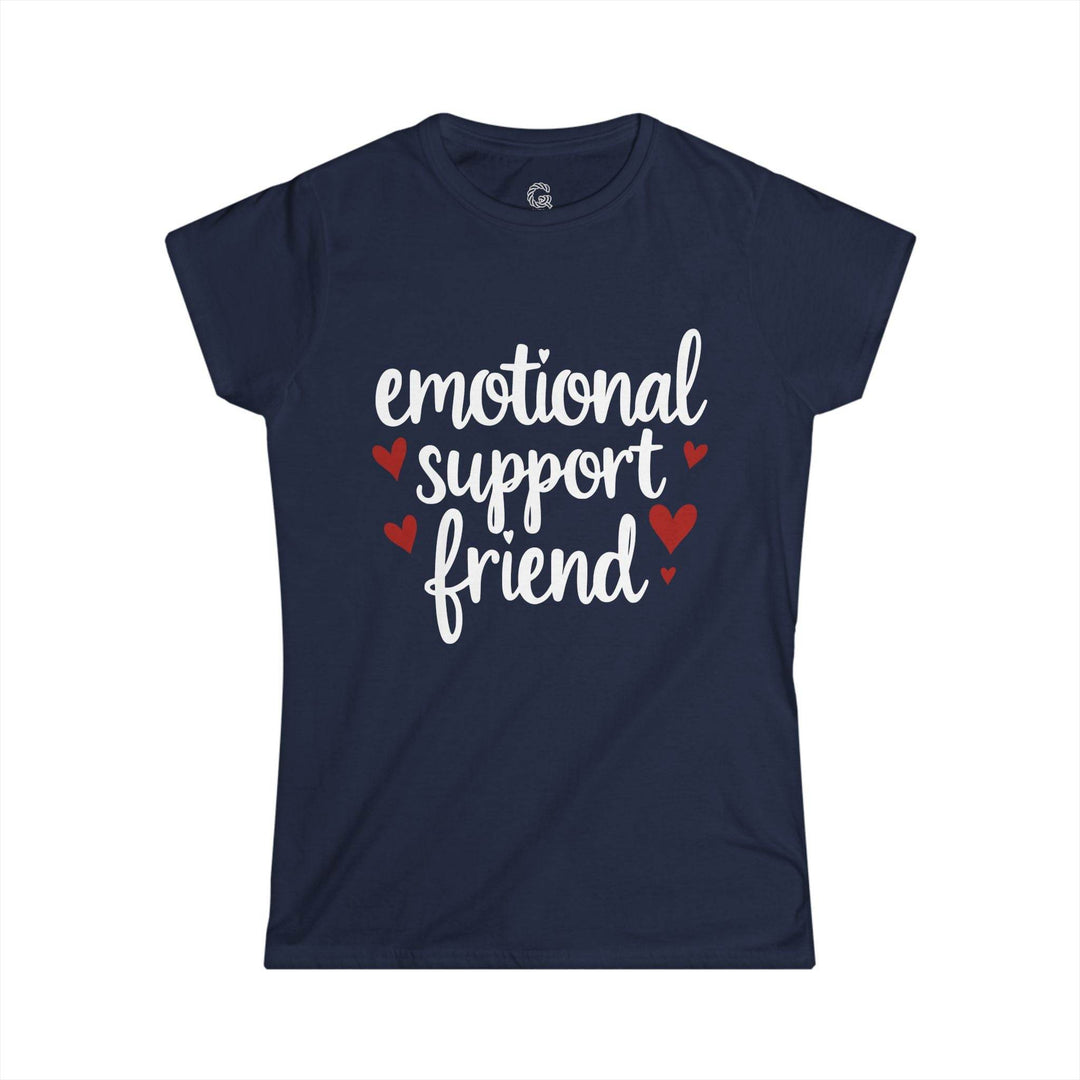 Emotional Support Friend T-Shirt with Hearts - Gutsy Garb