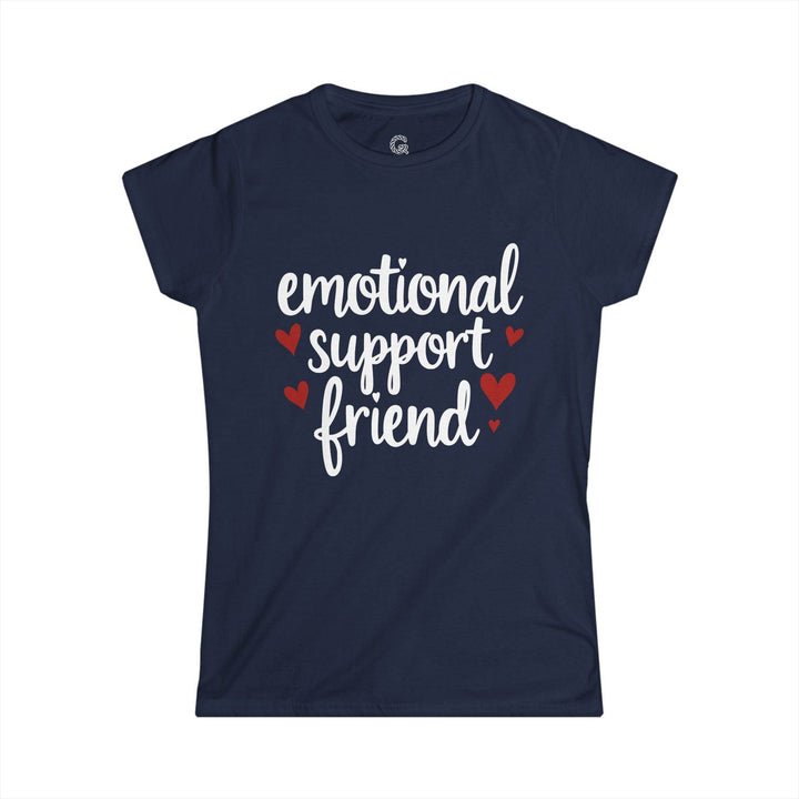 Emotional Support Friend T-Shirt with Hearts - Gutsy Garb