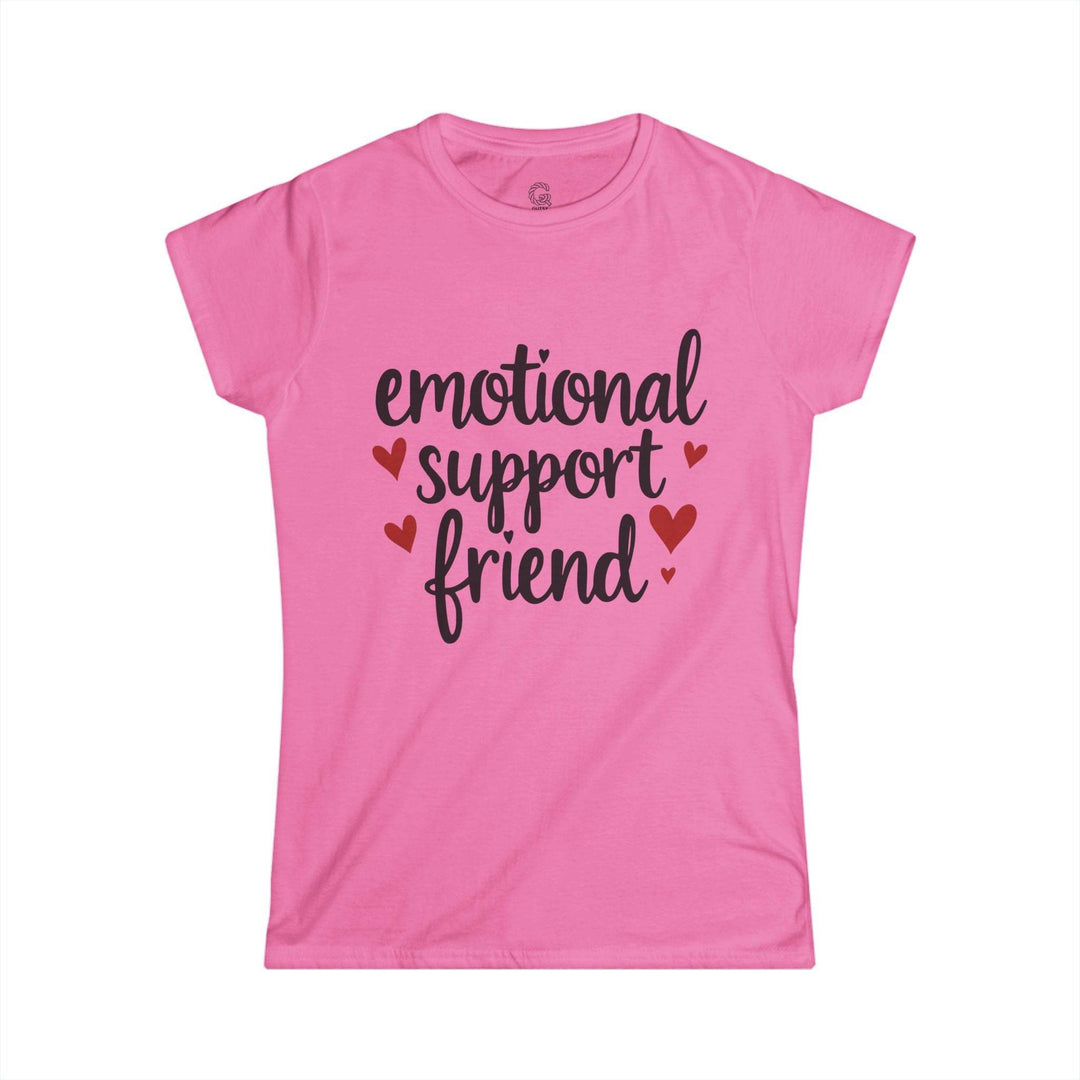 Emotional Support Friend T-Shirt with Hearts - Gutsy Garb