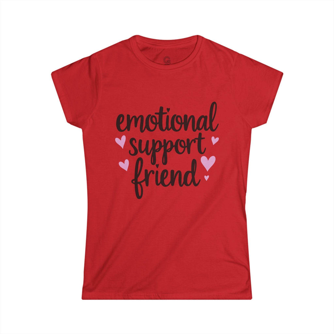 Emotional Support Friend T-Shirt with Hearts - Gutsy Garb