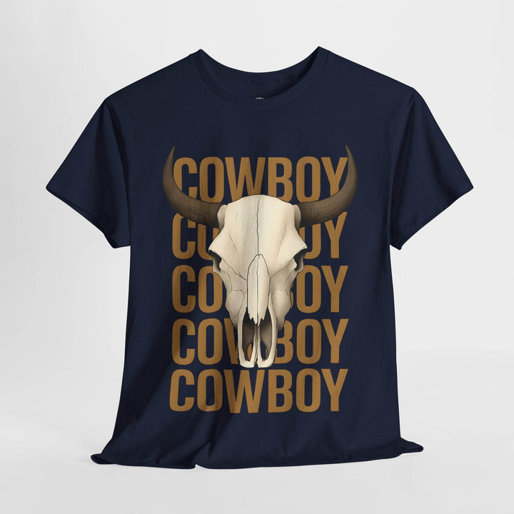 Bold Cowboy Skull Shirt - Edgy Western Tee - Gutsy Garb