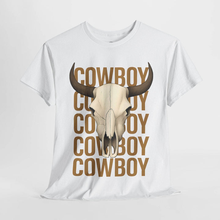 Bold Cowboy Skull Shirt - Edgy Western Tee - Gutsy Garb