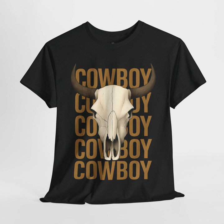Bold Cowboy Skull Shirt - Edgy Western Tee - Gutsy Garb