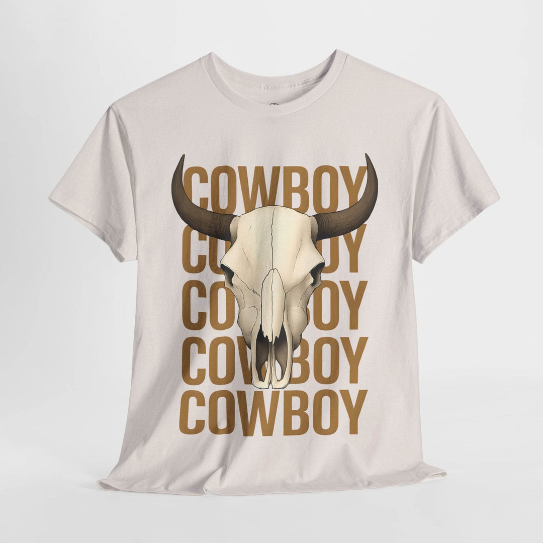 Bold Cowboy Skull Shirt - Edgy Western Tee - Gutsy Garb