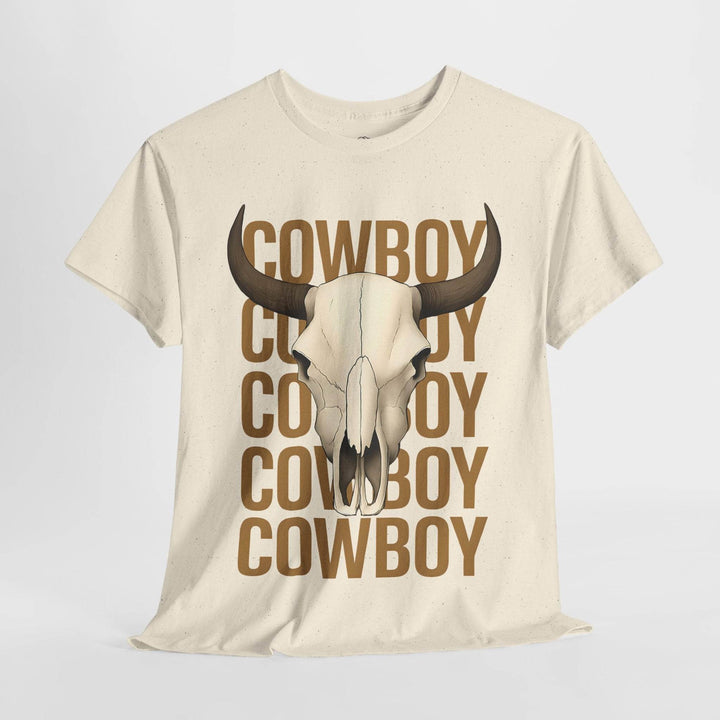Bold Cowboy Skull Shirt - Edgy Western Tee - Gutsy Garb