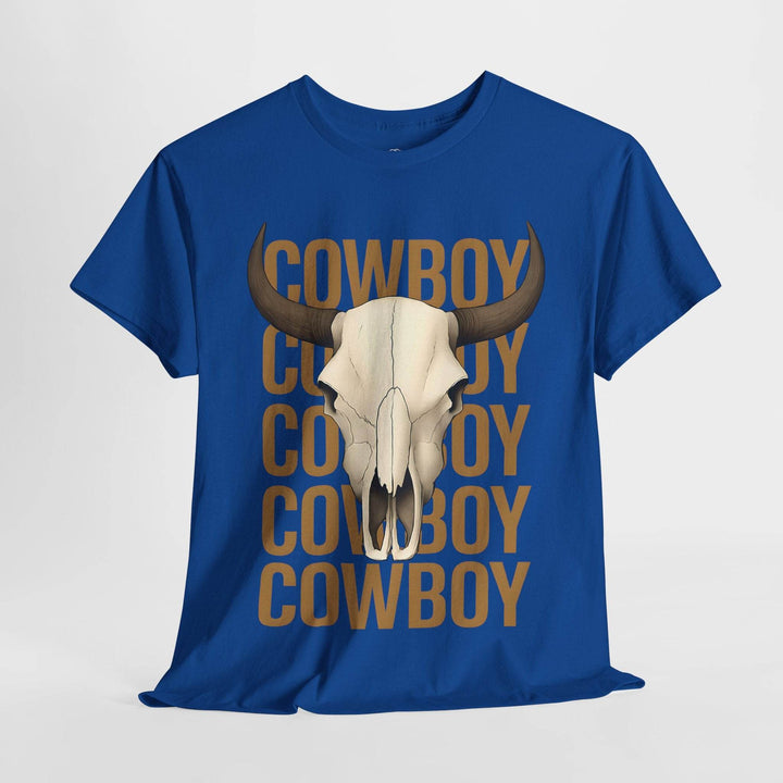 Bold Cowboy Skull Shirt - Edgy Western Tee - Gutsy Garb