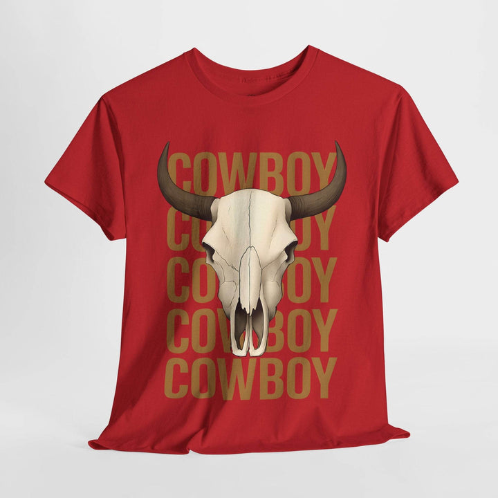 Bold Cowboy Skull Shirt - Edgy Western Tee - Gutsy Garb