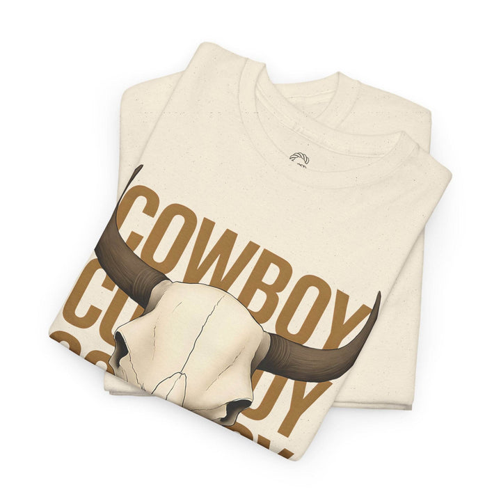 Bold Cowboy Skull Shirt - Edgy Western Tee - Gutsy Garb