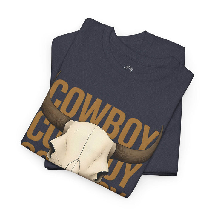 Bold Cowboy Skull Shirt - Edgy Western Tee - Gutsy Garb