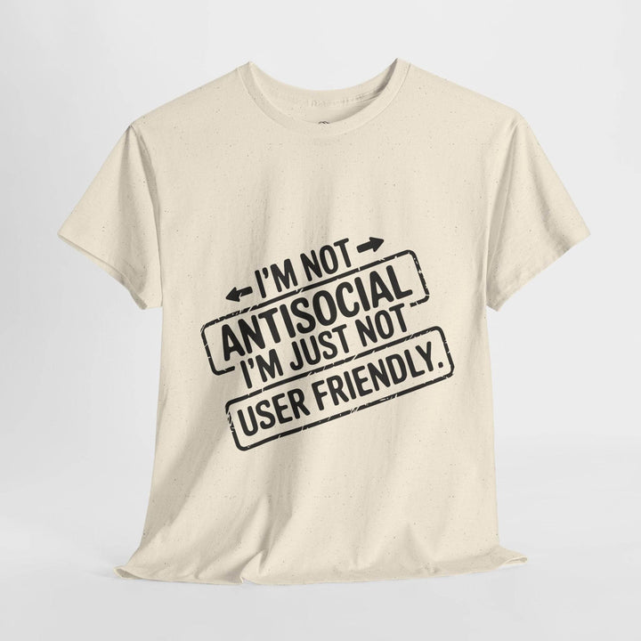 Introvert Graphic Tee - Antisocial User Friendly Shirt - Gutsy Garb