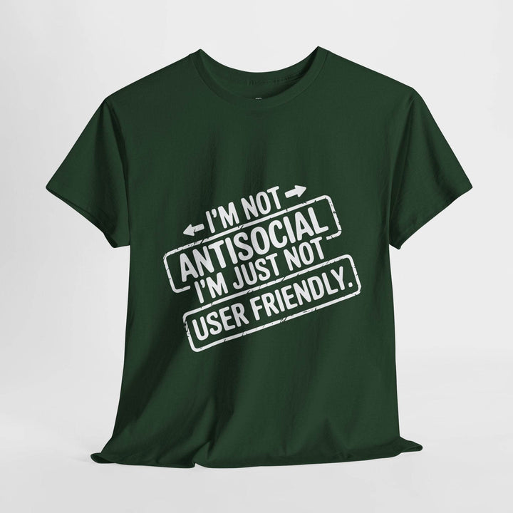 Introvert Graphic Tee - Antisocial User Friendly Shirt - Gutsy Garb