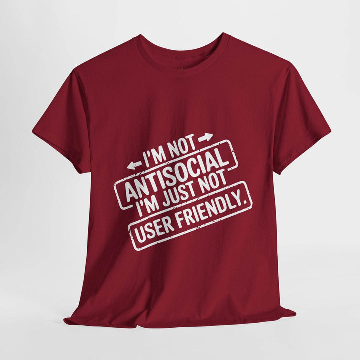 Introvert Graphic Tee - Antisocial User Friendly Shirt - Gutsy Garb