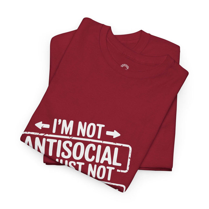 Introvert Graphic Tee - Antisocial User Friendly Shirt - Gutsy Garb