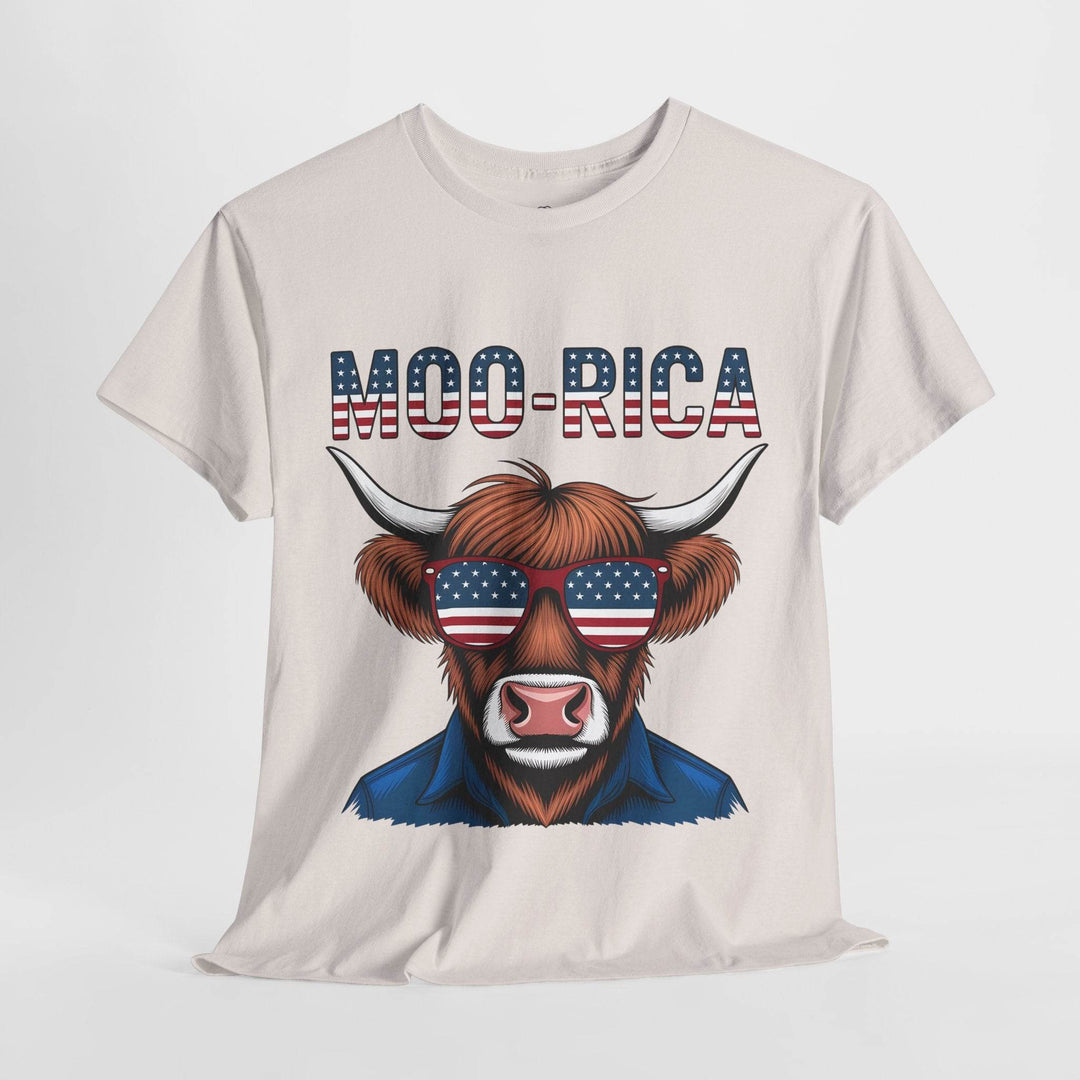 Patriotic Cow Graphic Tee with USA Design - Gutsy Garb