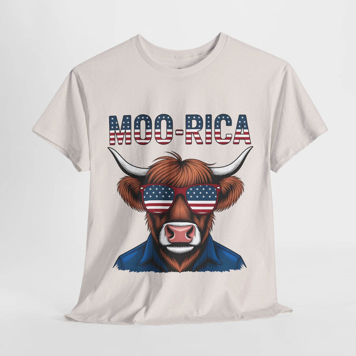 Patriotic Cow Graphic Tee with USA Design - Gutsy Garb