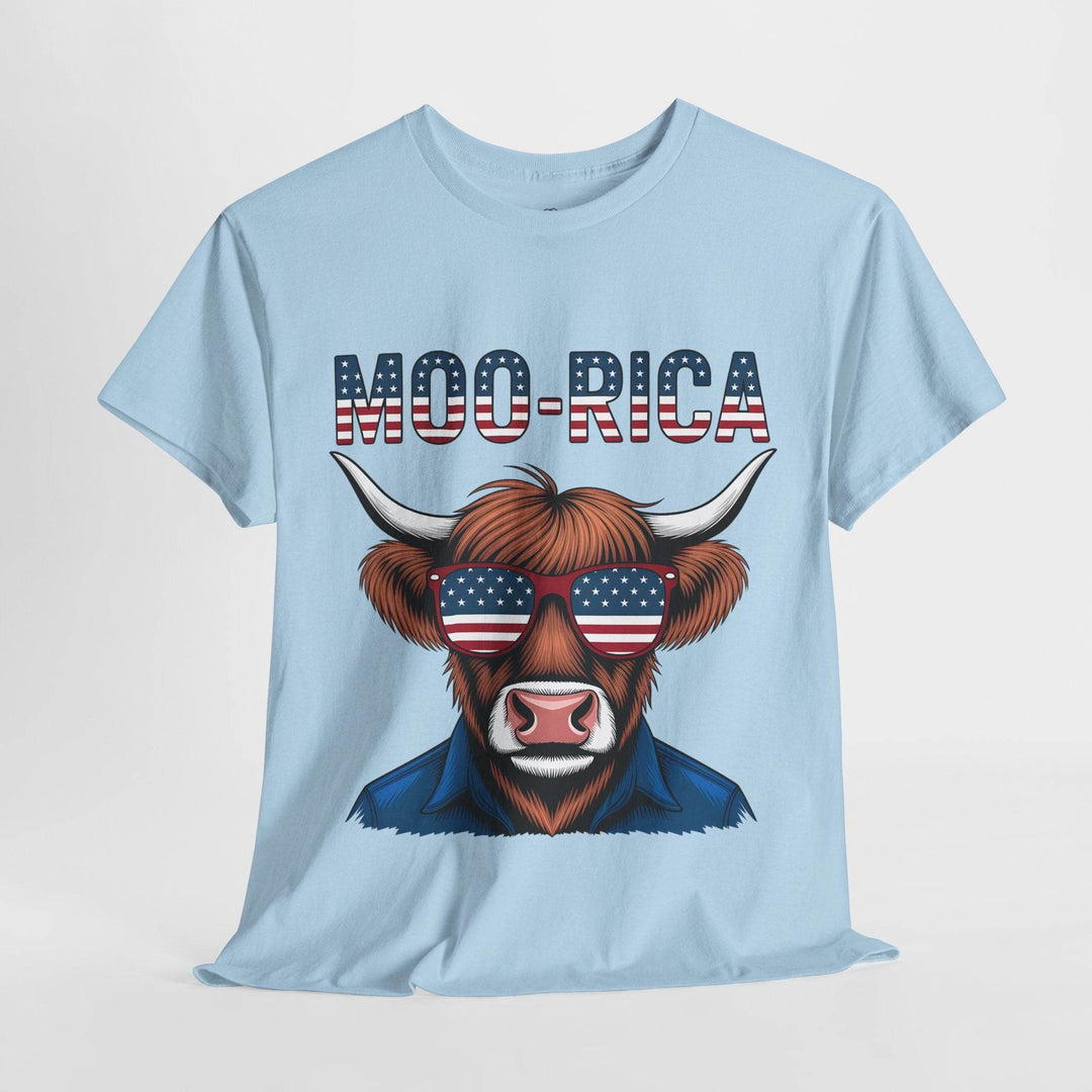 Patriotic Cow Graphic Tee with USA Design - Gutsy Garb