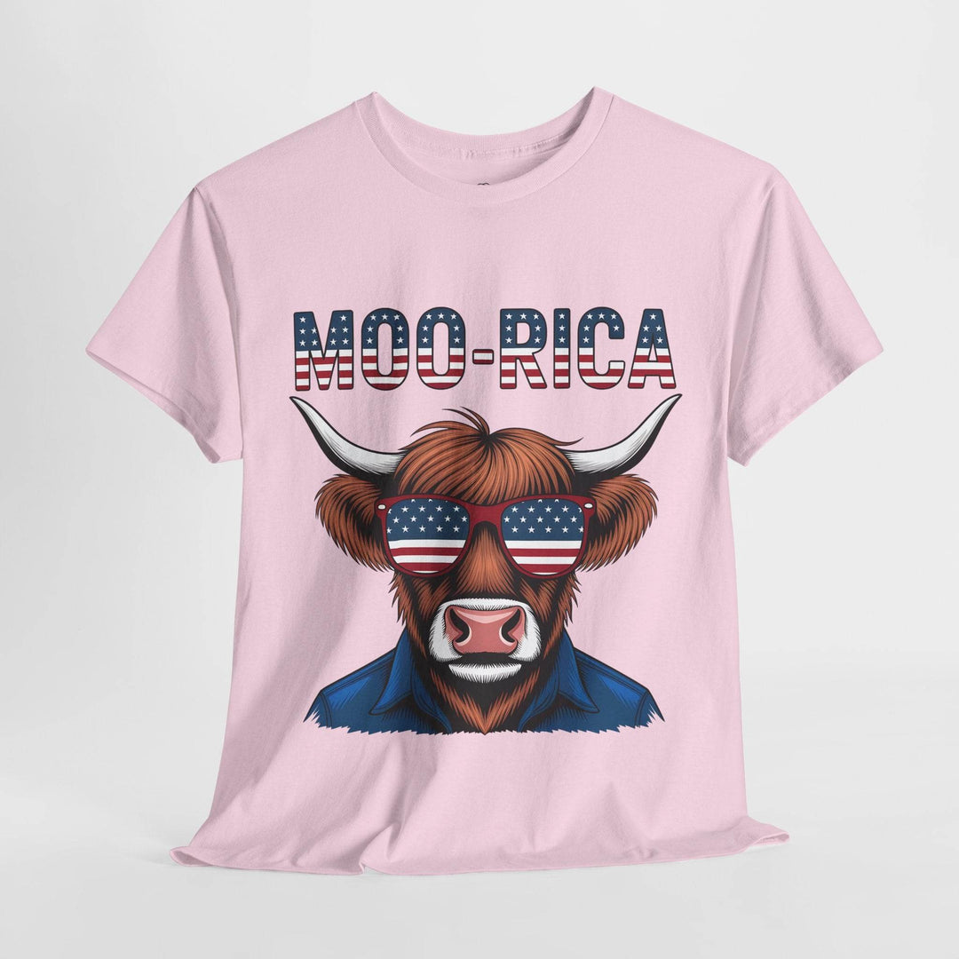 Patriotic Cow Graphic Tee with USA Design - Gutsy Garb