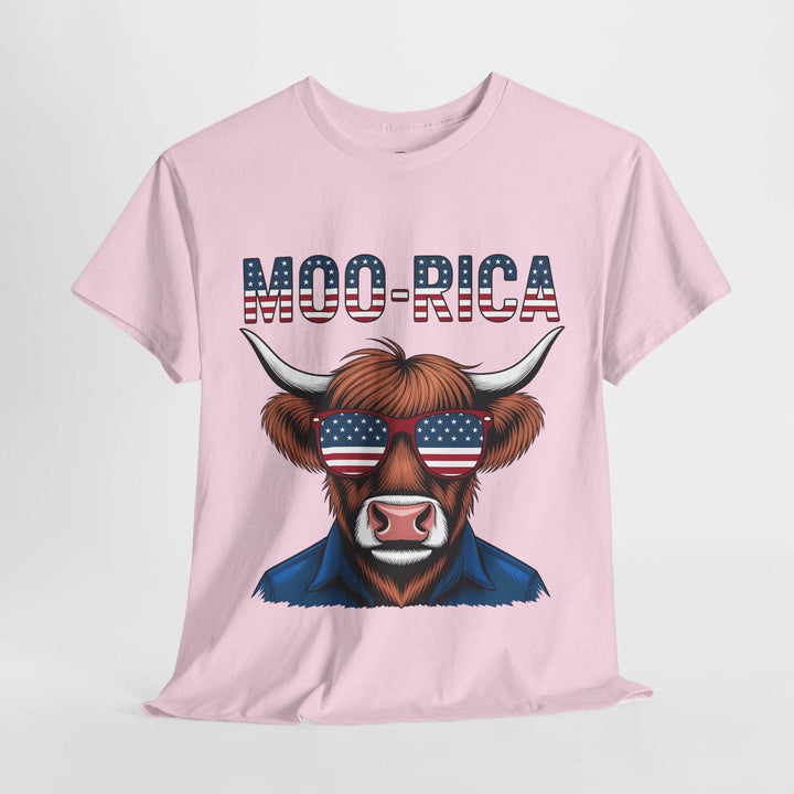 Patriotic Cow Graphic Tee with USA Design - Gutsy Garb