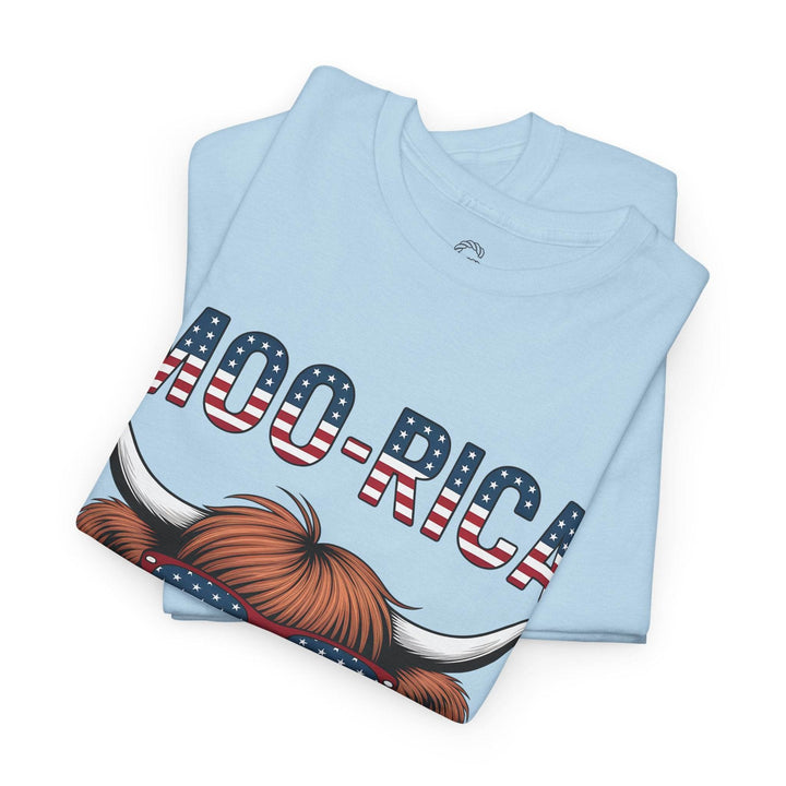 Patriotic Cow Graphic Tee with USA Design - Gutsy Garb
