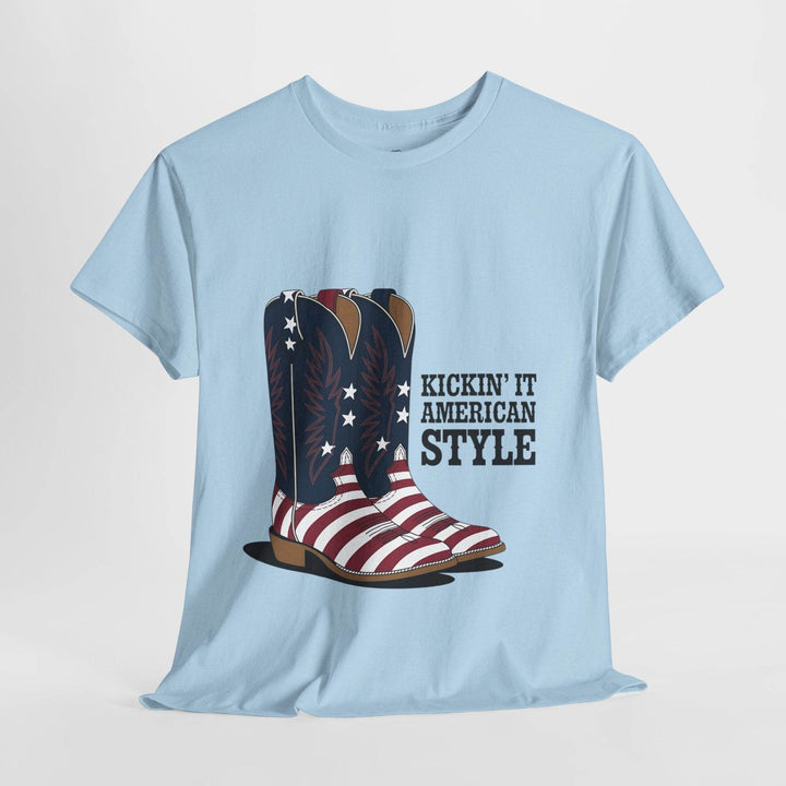 Patriotic Cowboy Shirt - Bold American Style Tee - Gutsy Garb