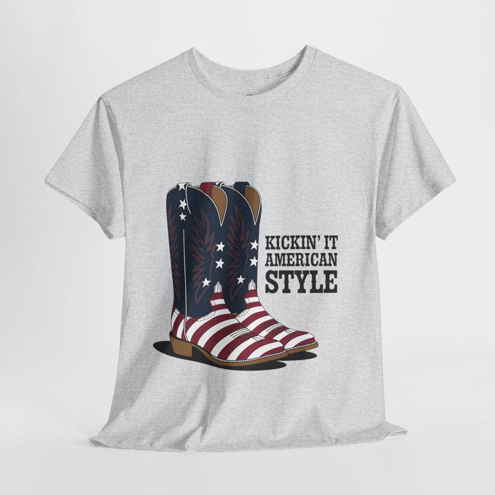 Patriotic Cowboy Shirt - Bold American Style Tee - Gutsy Garb
