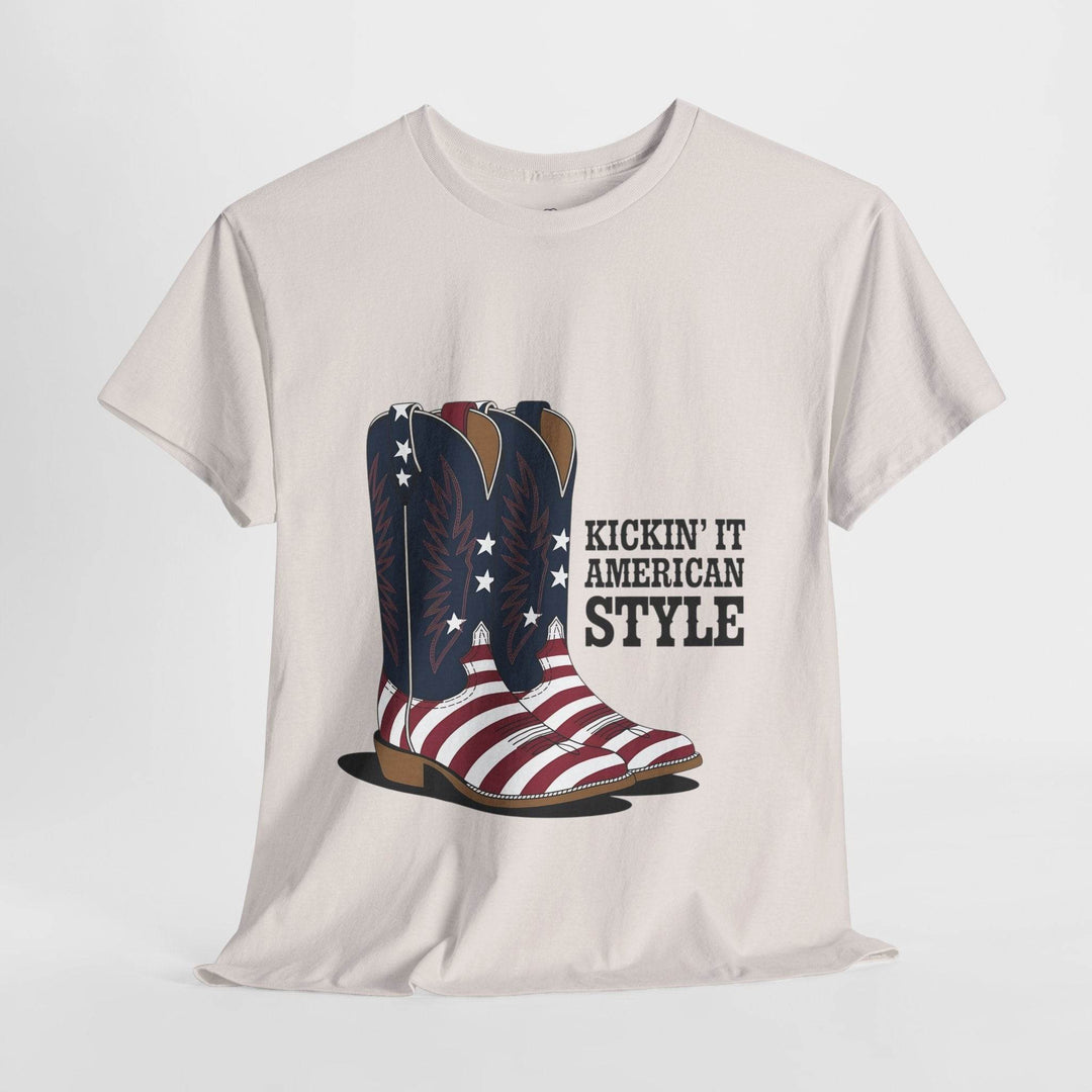 Patriotic Cowboy Shirt - Bold American Style Tee - Gutsy Garb
