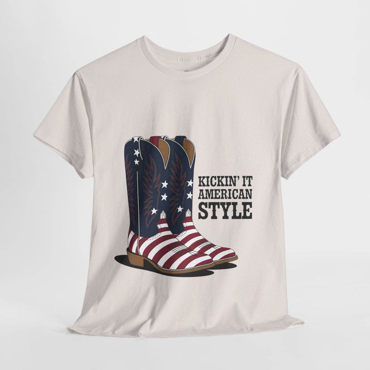 Patriotic Cowboy Shirt - Bold American Style Tee - Gutsy Garb
