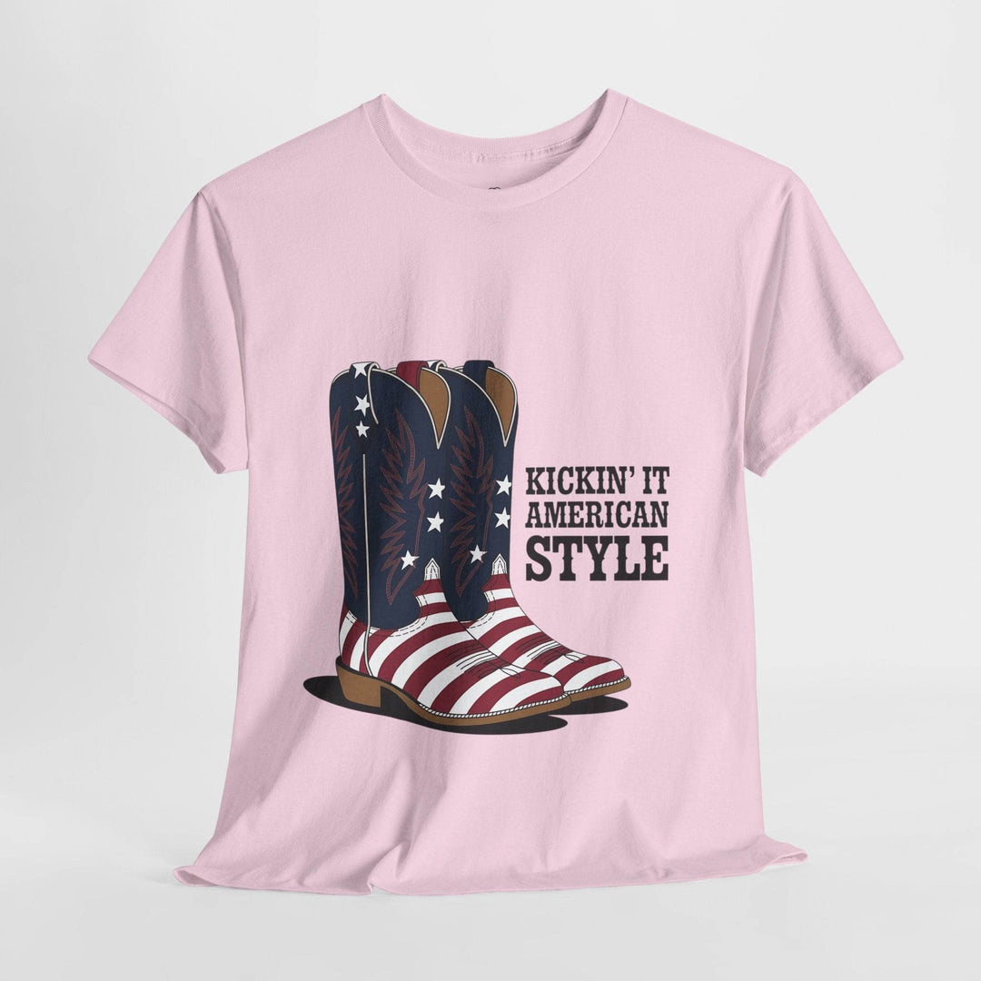 Patriotic Cowboy Shirt - Bold American Style Tee - Gutsy Garb
