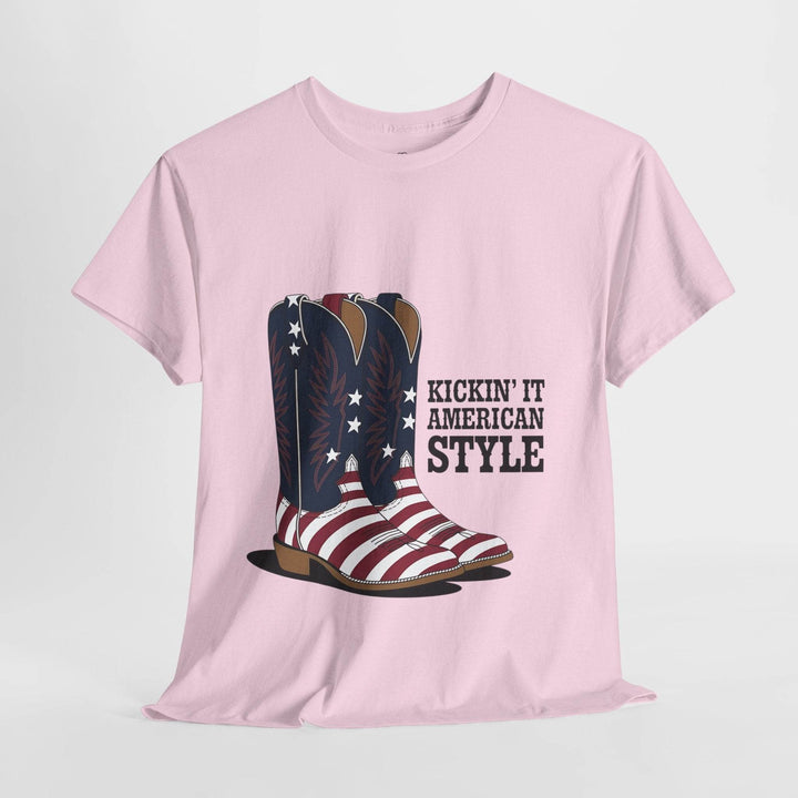 Patriotic Cowboy Shirt - Bold American Style Tee - Gutsy Garb