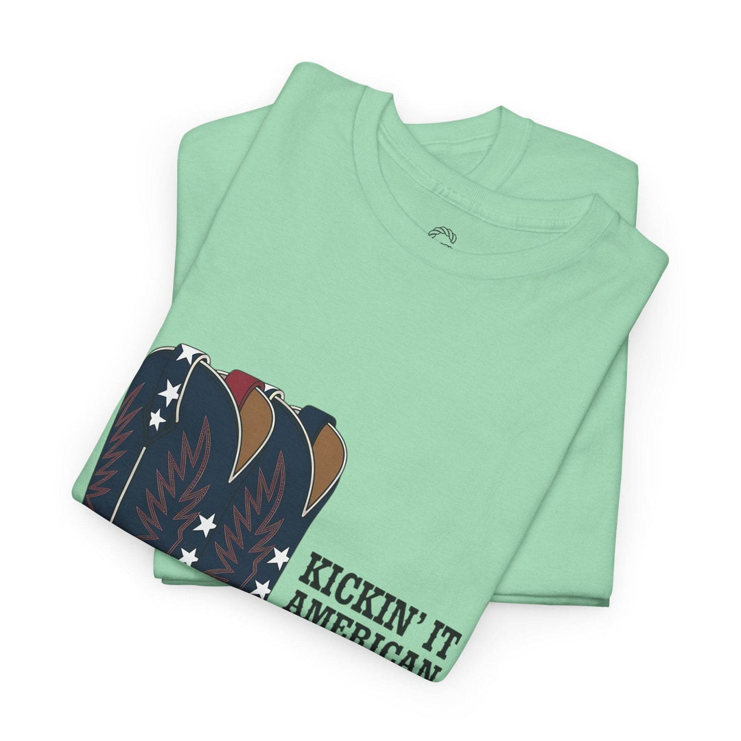 Patriotic Cowboy Shirt - Bold American Style Tee - Gutsy Garb